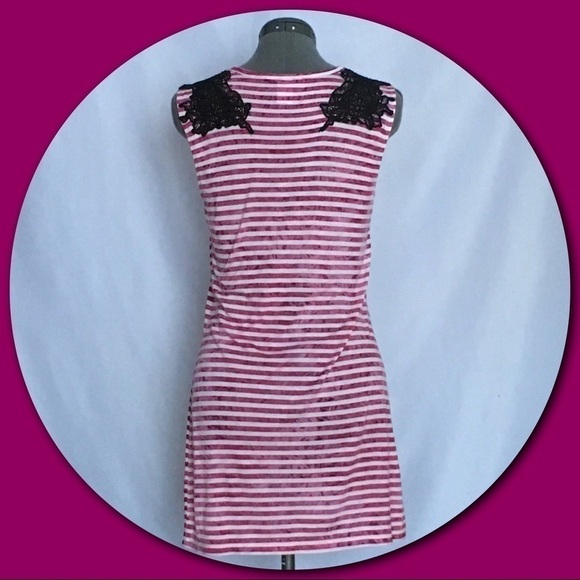 CANDIES 💕Casual Striped Shift Dress💕 - Picture 2 of 5